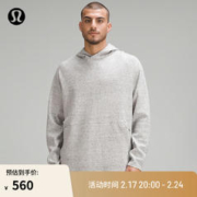lululemon 丨At Ease 男士运动连帽衫 LM3BF7S 杂色浅灰/黑色