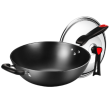 京东百亿补贴：COOKER KING 炊大皇 铁锅炒锅 传世32cm无涂层铸铁炒菜锅