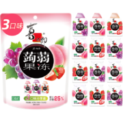 PLUS会员：喜之郎 蒟蒻果汁果冻20克x12包共240g3口味 0脂肪 *9件