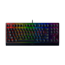 雷蛇 Razer 黑寡妇蜘蛛V3竞技版 机械键盘 87键 电脑游戏电竞 RGB背光 黄轴