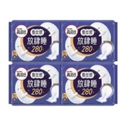 kotex 高洁丝 放肆睡丝薄棉柔夜用卫生巾280mm 32片