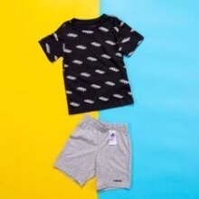 限尺码：adidas 阿迪达斯 运动儿童套装 FM0658