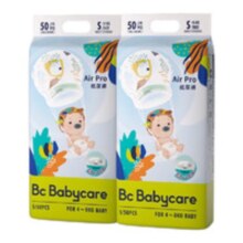 PLUS会员：bc babycare呼吸纸尿裤Air pro夏日拉拉裤 呼吸纸尿裤 L码36片*2件