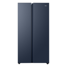 海尔（Haier）冰箱517升双开门家用囤货大容量大冷冻对开门超薄一级能效双变频风冷无霜净味嵌入式电冰箱 517升星石蓝BCD-517WLHSSEDB9
