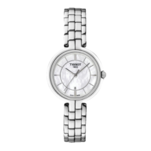 天梭（TISSOT）瑞士手表 弗拉明戈系列腕表 钢带石英女表 T094.210.11.111.00