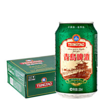 青岛啤酒（TsingTao）栈桥风光系列330ml*24听装整箱 节庆送礼 新日期 330mL 24罐