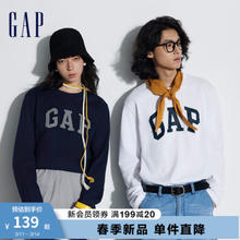 Gap 盖璞 男女款LOGO亲肤纯棉长袖T恤892184
