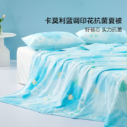 BLISS 百丽丝 卡莫利蓝 抗菌磨毛空调被夏凉被 150*200cm