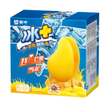 蒙牛 冰+芒果口味雪泥75g*6支/盒