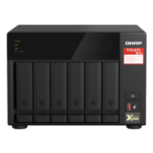 威联通（QNAP）TVS-675 8G 兆芯8核心处理器2.5GbE NAS文件网络智能云存储服务器（含硬盘10T*2）8099元