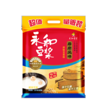 永和豆浆 原磨风味原味豆浆粉1.2kg 30g*40小包高膳食纤维营养早餐搭档