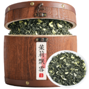 京东百亿补贴：陈一凡 川派茉莉飘雪 特级茉莉花茶浓香型 木桶礼盒装500g