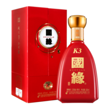 今世缘42度国缘K3 白酒 42度 500mL 1瓶