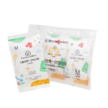 PLUS会员：Purcotton 全棉时代 儿童全棉一次性内裤 3条 S*3件