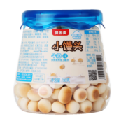 贝因美（Beingmate） 牛奶味小馒头130克宝宝零食罐装 磨牙小饼干