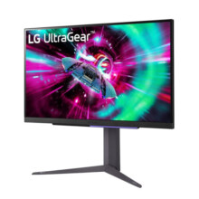 LG 27GR93U-B 27英寸 Fast IPS 4K 144Hz 1ms 电竞显示器 HDR400 DCI-P3 95% 升降旋转底座 HDMI2.1 27英寸 27GR93U-B