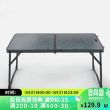 DECATHLON 迪卡侬 户外桌子露营自驾游野餐可折叠轻盈星际灰色4767347
