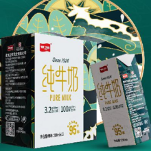 卫岗 纯牛奶 3.2g蛋白200ml*12盒