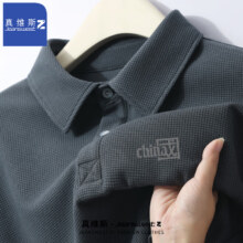 PLUS会员：JEANSWEST 真维斯 男士华夫格POLO衫 短袖t恤 2件