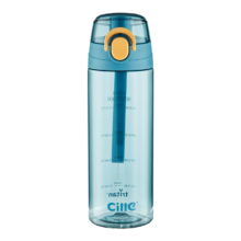 plus会员：希乐（cille）tritan户外运动水杯600ml水绿XL-2217