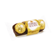 费列罗（FERRERO）榛果威化巧克力制品 婚庆喜糖伴手礼零食女神节生日礼 3粒装37.5g