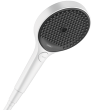 汉斯格雅（Hansgrohe） 花洒三速出水淋浴喷头境雨rainfinity130mm手持莲蓬头 26865707-前卫白进口