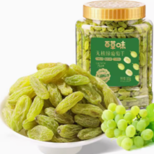 Be&Cheery 百草味 无核绿葡萄干 500g