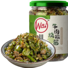 PLUS会员！川娃子 烧椒牛肉酱230g