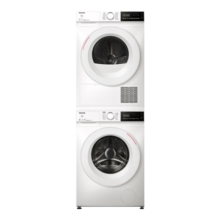 东芝（TOSHIBA）小玉兔洗烘套装 10KG滚筒洗衣机全自动热泵式变频烘干机不惧毛絮 DG-10T13B+DH-10T13B