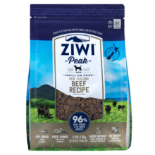 滋益巅峰（ZIWI）无谷风干狗粮1kg牛肉味主粮干粮犬粮成犬幼犬通用