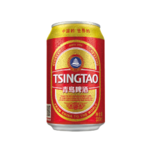 青岛啤酒 红金9度 330mL 24罐