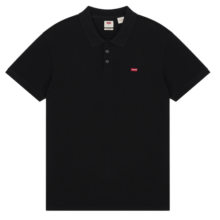 Levi's李维斯2024春夏情侣同款短袖POLO衫休闲商务时尚轻薄舒适 黑色0005 S