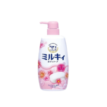 牛乳石碱（COW）日本进口清新花香沐浴露550ml/瓶 浓密泡沫 保湿美肌