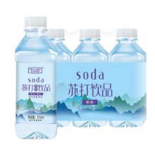 19号20点 限量300份：茗叫苏打水饮料弱碱性水无糖无气海盐原味 375ml*6瓶