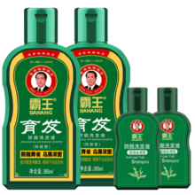 霸王防脱育发洗发水套装防脱洗发液380ml*2+80ml*2控油去屑洗发露