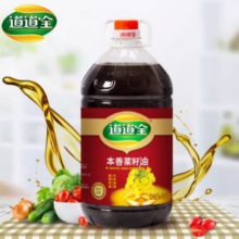 百亿补贴！道道全 本香菜籽油4L