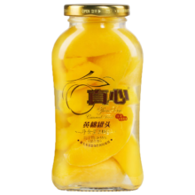 PLUS会员：真心 黄桃水果罐头248g*3罐