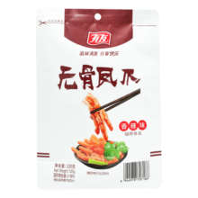 有友 香辣无骨凤爪 懒人追剧必备休闲零食小吃 香辣味120g