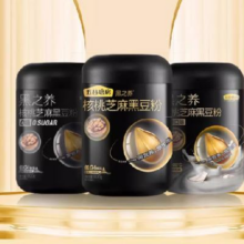 需新客：五谷磨房 无糖黑芝麻糊核桃芝麻黑豆粉椰子味代餐粉 600g