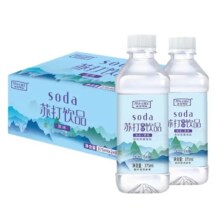 plus会员、需首购:茗叫苏打水饮料 弱碱性水 375ml*24瓶