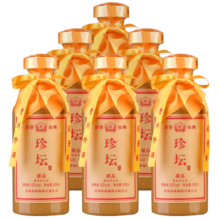 珍酒贵州 珍坛 53度酱香型白酒 纯粮食酿造大曲坤沙 53度 500mL 6瓶 （整箱装）
