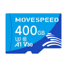PLUS会员：MOVE SPEED 移速 YSTFT300 MicroSD存储卡 400GB（V30、U3、A2）