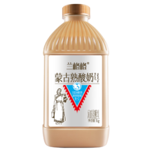 兰格格 蒙古炭烧熟酸奶酸牛奶 1kg