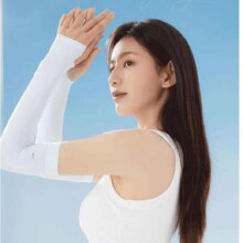 361°冰袖男女春夏冰丝凉感防紫外 黑色 39cm*10cm