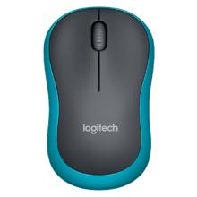 logitech 罗技 M185 2.4G无线鼠标 1000DPI 黑蓝