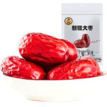 概率券、plus会员：果夫子 新疆大枣和田红枣500g 休闲零食新疆特产干果原味和田红枣