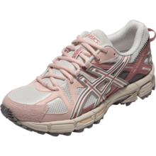 亚瑟士ASICS女鞋缓震跑步鞋网面透气运动鞋减震越野跑鞋 GEL-KAHANA 8 白色/灰色 38