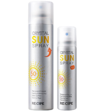 RE:CIPE玥之秘水晶防晒喷雾180+50ml军训沙滩海边男女士防晒霜全身SPF50+