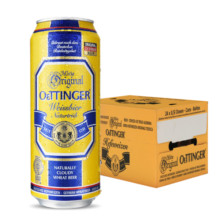 奥丁格小麦白啤酒原浆精酿德国原装进口啤酒整箱装 500mL 24罐