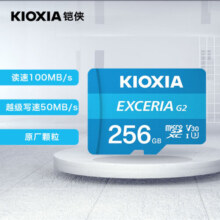 铠侠（Kioxia）256GB TF(microSD)存储卡  极至瞬速G2系列 U3 A1 V30 行车记录仪&安防监控手机专用内存卡
